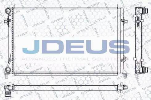 Jdeus RA0010311 - Radiator, engine cooling car-mod.net