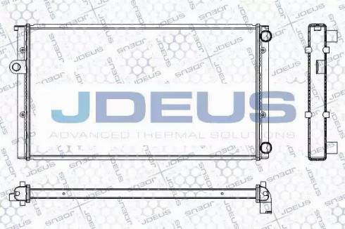 Jdeus RA0300451 - Radiator, engine cooling car-mod.net