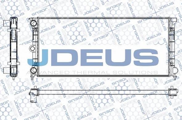 Jdeus RA0300161 - Radiator, engine cooling car-mod.net