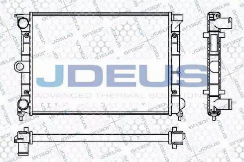 Jdeus RA0300330 - Radiator, engine cooling car-mod.net