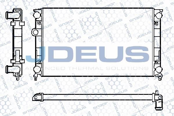 Jdeus RA0300370 - Radiator, engine cooling car-mod.net