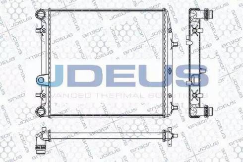 Jdeus RA0250090 - Radiator, engine cooling car-mod.net