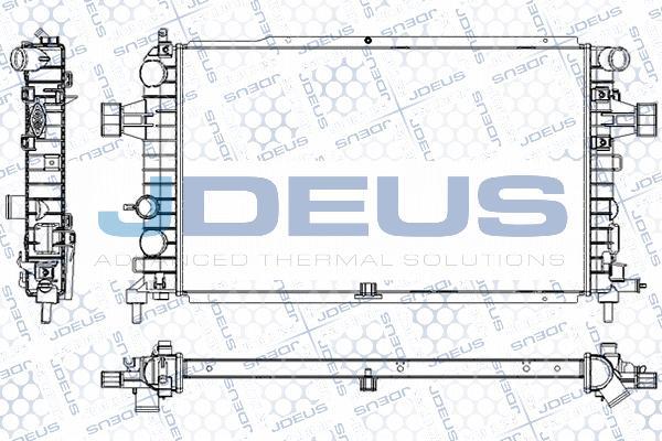 Jdeus RA0201000 - Radiator, engine cooling car-mod.net