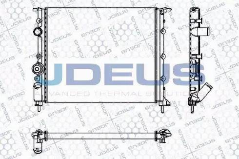 Jdeus RA0230550 - Radiator, engine cooling car-mod.net