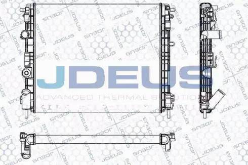 Jdeus RA0230660 - Radiator, engine cooling car-mod.net