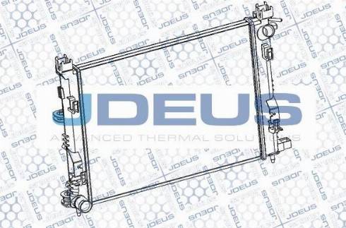 Jdeus RA0231130 - Radiator, engine cooling car-mod.net