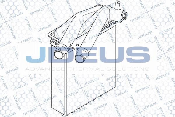 Jdeus RA2110941 - Heat Exchanger, interior heating car-mod.net