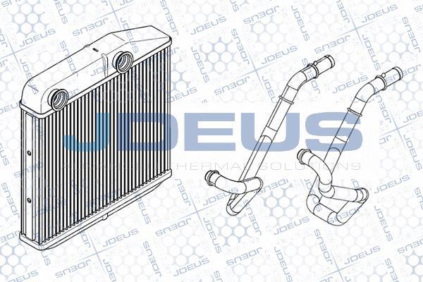 Jdeus RA2111150 - Heat Exchanger, interior heating car-mod.net