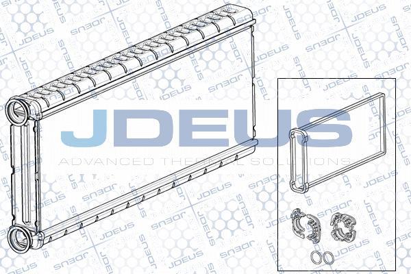 Jdeus RA2210590 - Heat Exchanger, interior heating car-mod.net