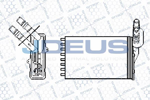 Jdeus RA2230520 - Heat Exchanger, interior heating car-mod.net