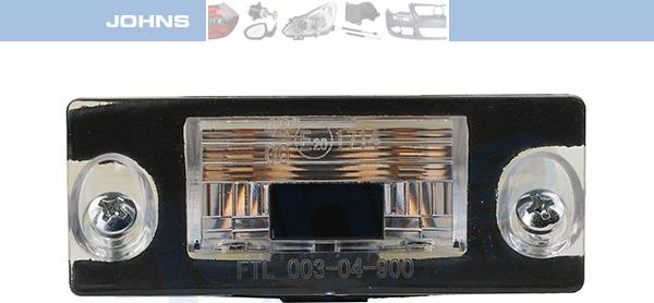 Johns 13 09 87-96 - Licence Plate Light car-mod.net