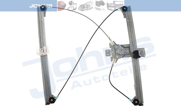 Johns 23 82 42-21 - Window Regulator car-mod.net