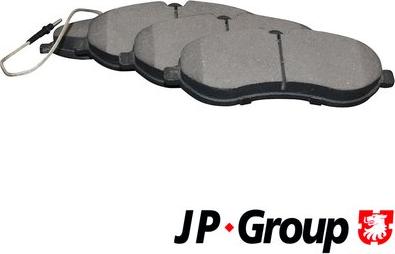 JP Group 4163602610 - Brake Pad Set, disc brake car-mod.net