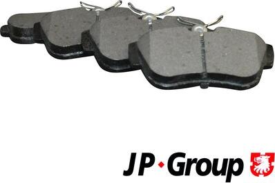 JP Group 4163700810 - Brake Pad Set, disc brake car-mod.net