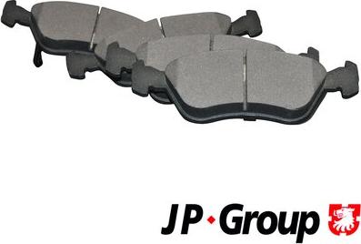 JP Group 4863600210 - Brake Pad Set, disc brake car-mod.net