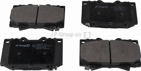 JP Group 4863607110 - Brake Pad Set, disc brake car-mod.net