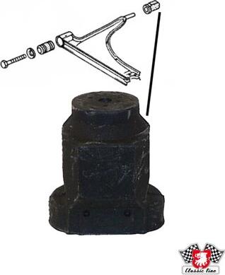 JP Group 1140200400 - Bush of Control / Trailing Arm car-mod.net