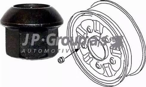 JP Group 1160400600 - Wheel Nut car-mod.net