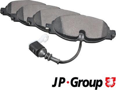 JP Group 1163609510 - Brake Pad Set, disc brake car-mod.net