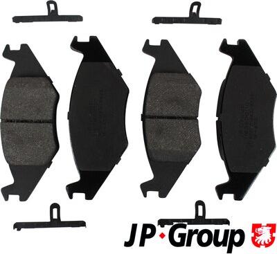 JP Group 1163600110 - Brake Pad Set, disc brake car-mod.net