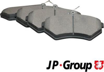 JP Group 1163601910 - Brake Pad Set, disc brake car-mod.net