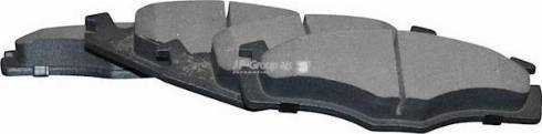 JP Group 1163608810 - Brake Pad Set, disc brake car-mod.net