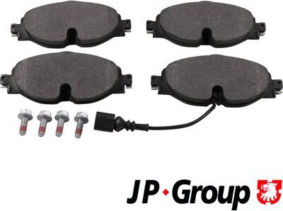 JP Group 1163613910 - Brake Pad Set, disc brake car-mod.net
