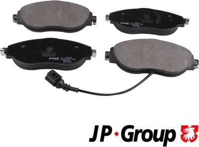 JP Group 1163613310 - Brake Pad Set, disc brake car-mod.net