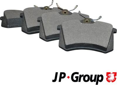 JP Group 1163706310 - Brake Pad Set, disc brake car-mod.net