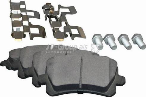 JP Group 1163707710 - Brake Pad Set, disc brake car-mod.net