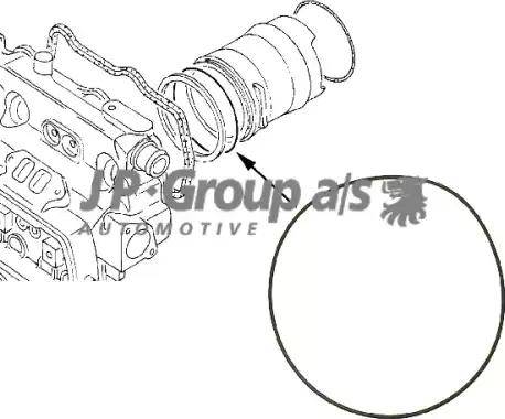 JP Group 1111000200 - O-Ring, cylinder sleeve car-mod.net
