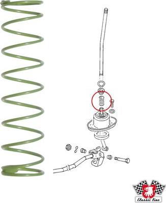 JP Group 1133000800 - Tension Spring, gear lever car-mod.net