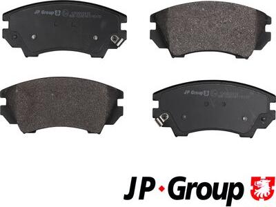 JP Group 1263602410 - Brake Pad Set, disc brake car-mod.net