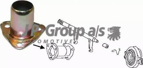 JP Group 8130300100 - Guide Tube, clutch car-mod.net