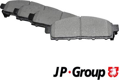 JP Group 3963600210 - Brake Pad Set, disc brake car-mod.net