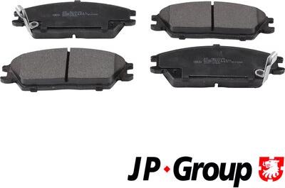 JP Group 3563601310 - Brake Pad Set, disc brake car-mod.net