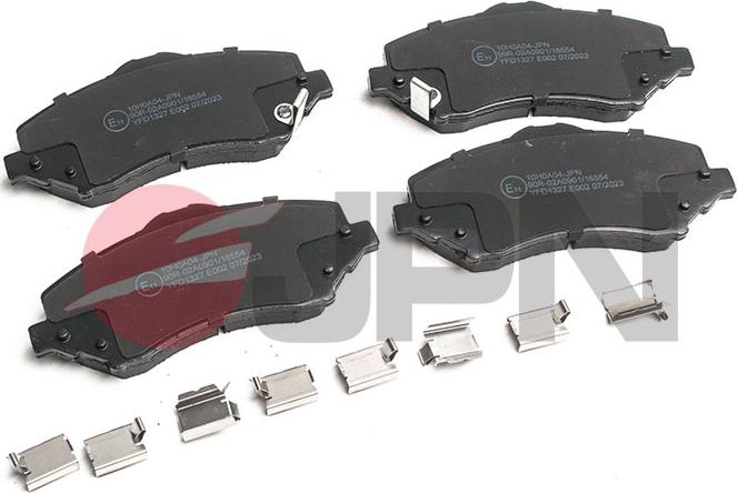 JPN 10H0A04-JPN - Brake Pad Set, disc brake car-mod.net