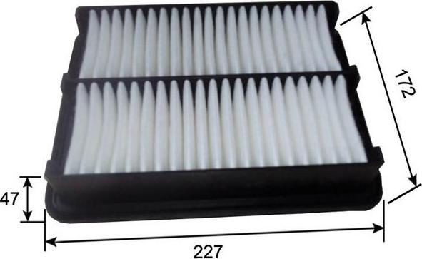 JS Asakashi A25004 - Engine Air Filter car-mod.net