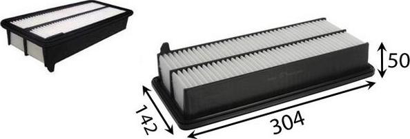 JS Asakashi A28010 - Engine Air Filter car-mod.net