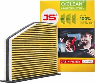 JS Asakashi AC0119BL - Filter, interior air car-mod.net
