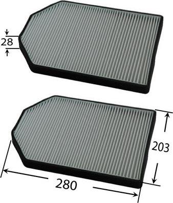 JS Asakashi AC0122SET - Filter, interior air car-mod.net