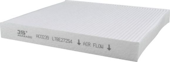 JS Asakashi AC0239 - Filter, interior air car-mod.net