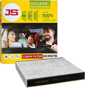 JS Asakashi AC3507B - Filter, interior air car-mod.net