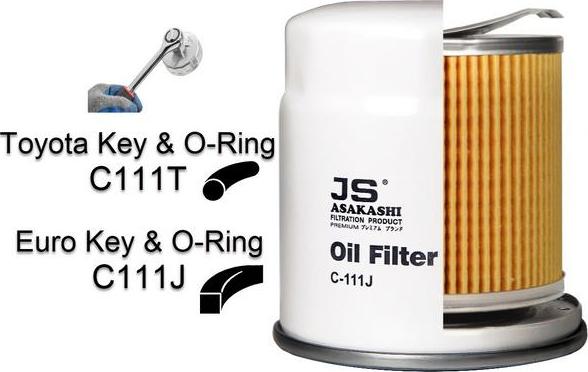 JS Asakashi C111J - Oil Filter car-mod.net