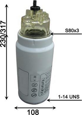 JS Asakashi FC0032S - Fuel filter car-mod.net
