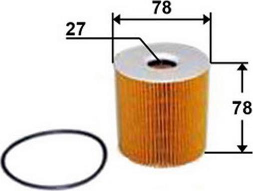JS Asakashi OE0007 - Oil Filter car-mod.net