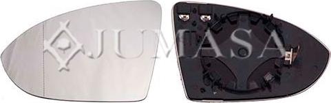 Jumasa 55015555 - Mirror Glass, outside mirror car-mod.net