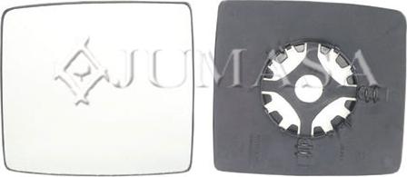 Jumasa 55013074 - Mirror Glass, outside mirror car-mod.net