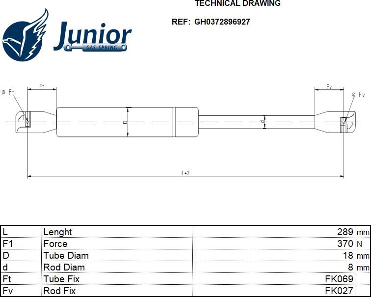 CARRO 020208310 - Gas Spring, boot, cargo area car-mod.net