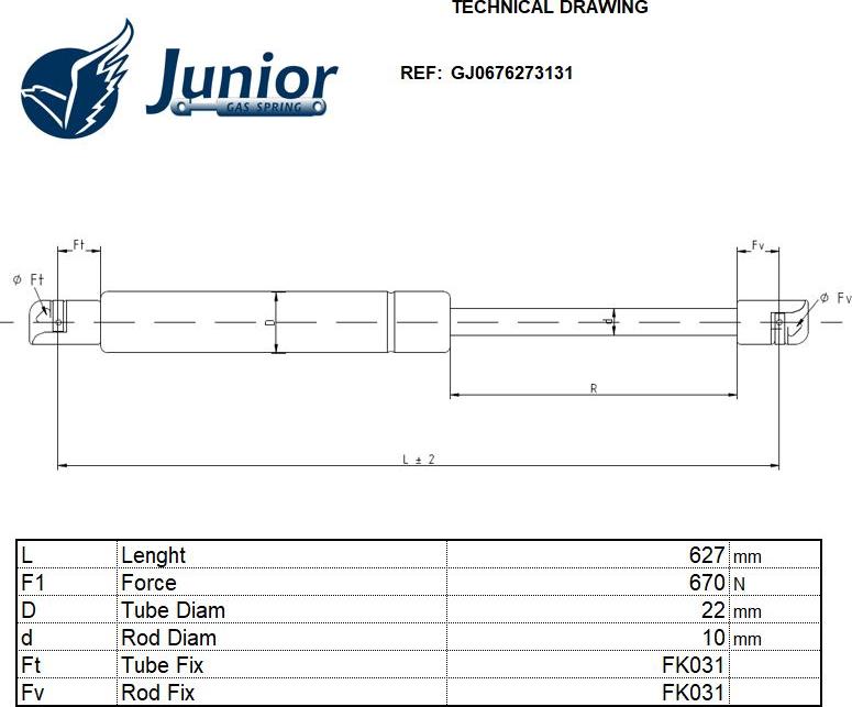 CARRO 727008305 - Gas Spring, boot, cargo area car-mod.net